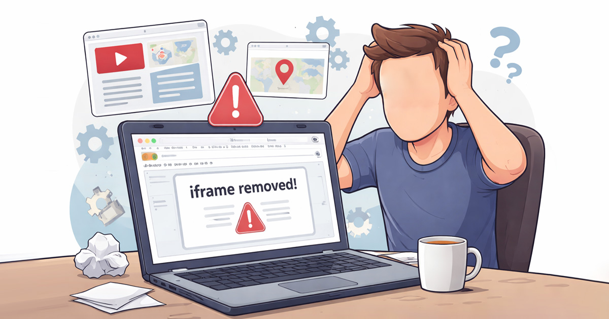 The Easiest Way to Enable iFrames in Joomla TinyMCE and JCE